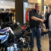 Paul from GS Africa takes delivery of the new BMW850GS-08