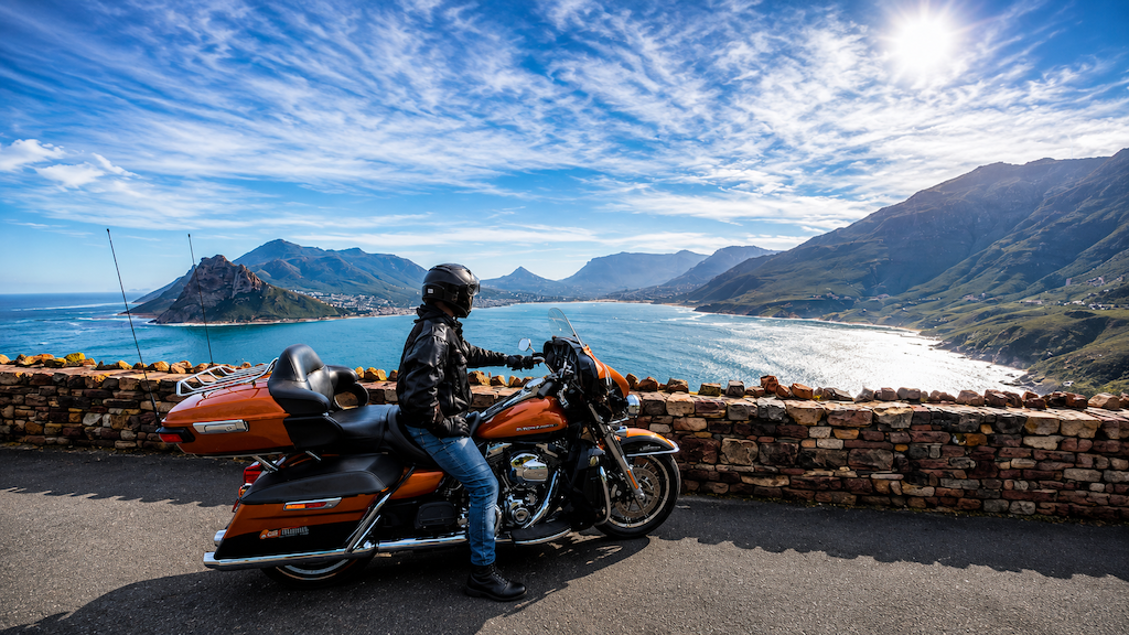 HarleyDavidson on Chapmans Peak Landscape